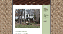 Desktop Screenshot of catesfarm.com